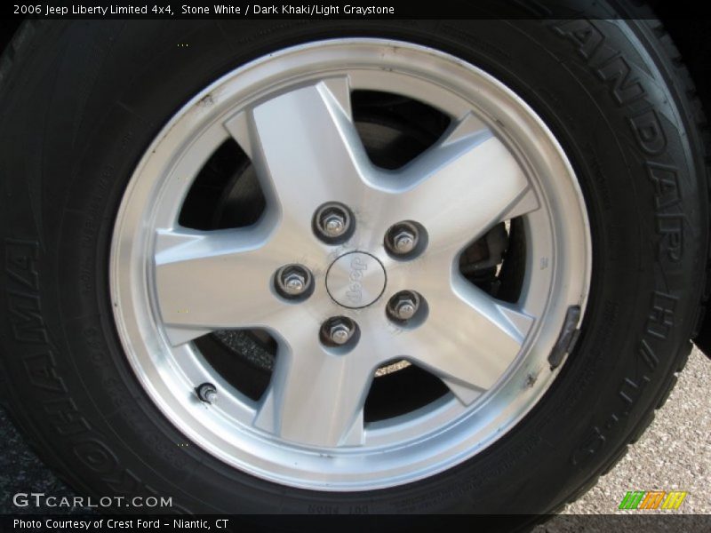 Stone White / Dark Khaki/Light Graystone 2006 Jeep Liberty Limited 4x4