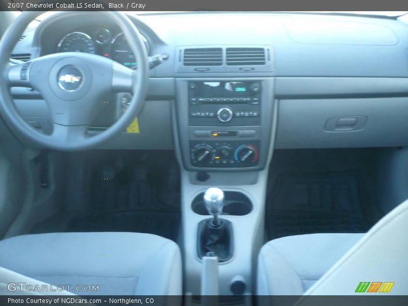 Black / Gray 2007 Chevrolet Cobalt LS Sedan