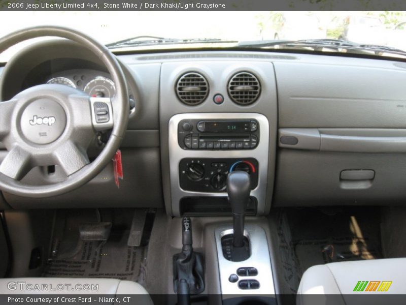 Stone White / Dark Khaki/Light Graystone 2006 Jeep Liberty Limited 4x4