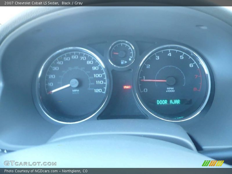 Black / Gray 2007 Chevrolet Cobalt LS Sedan