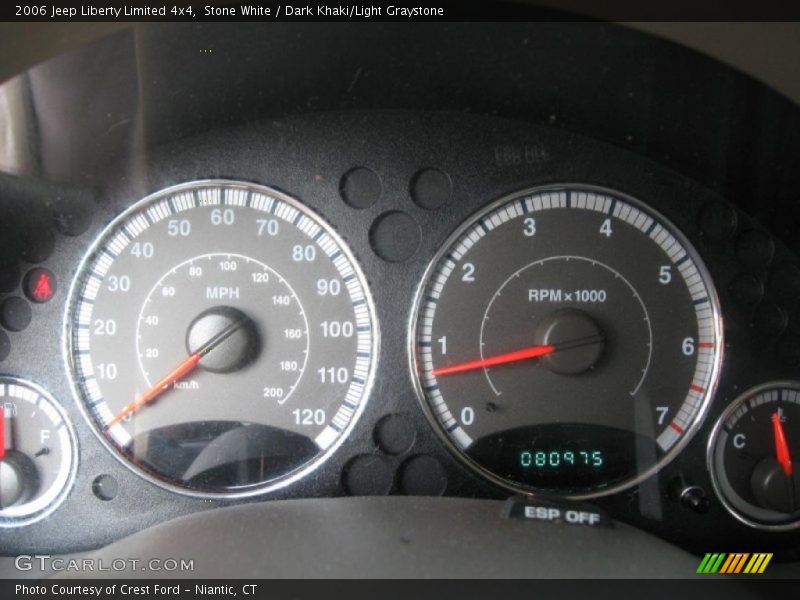 Stone White / Dark Khaki/Light Graystone 2006 Jeep Liberty Limited 4x4