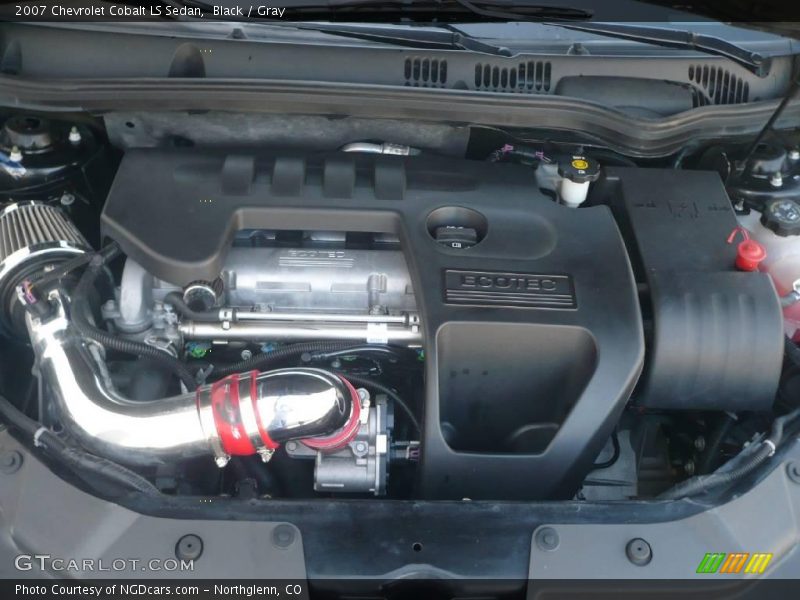 Black / Gray 2007 Chevrolet Cobalt LS Sedan