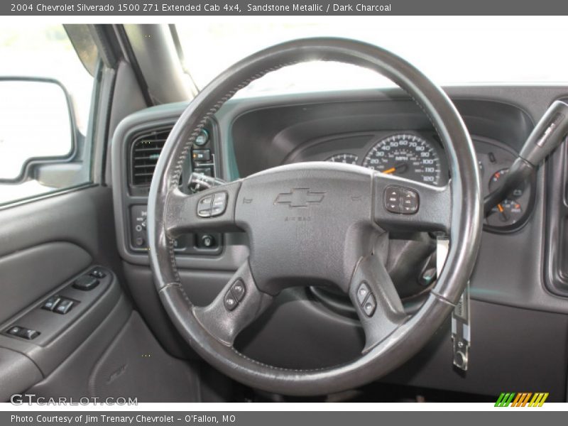 Sandstone Metallic / Dark Charcoal 2004 Chevrolet Silverado 1500 Z71 Extended Cab 4x4