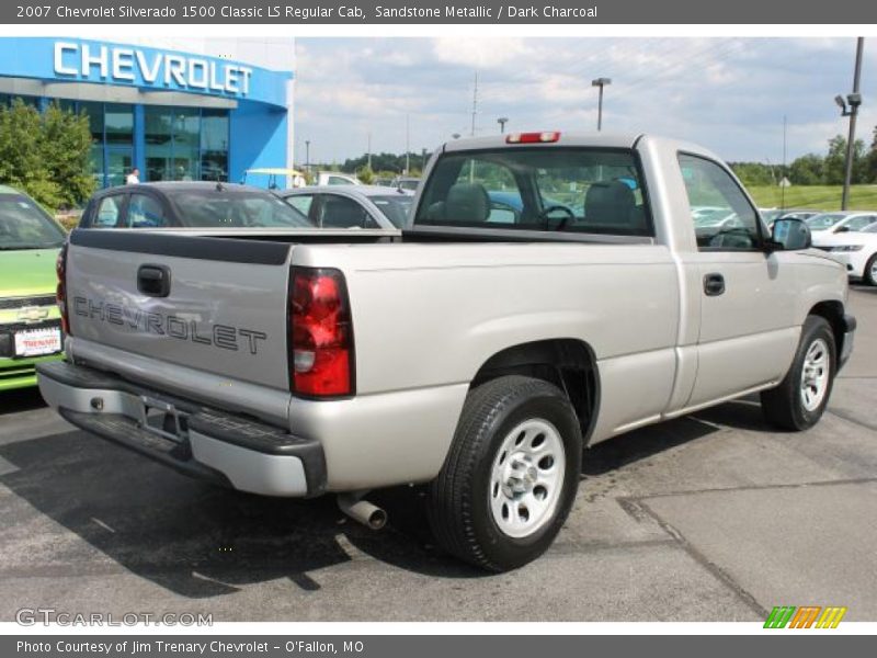 Sandstone Metallic / Dark Charcoal 2007 Chevrolet Silverado 1500 Classic LS Regular Cab