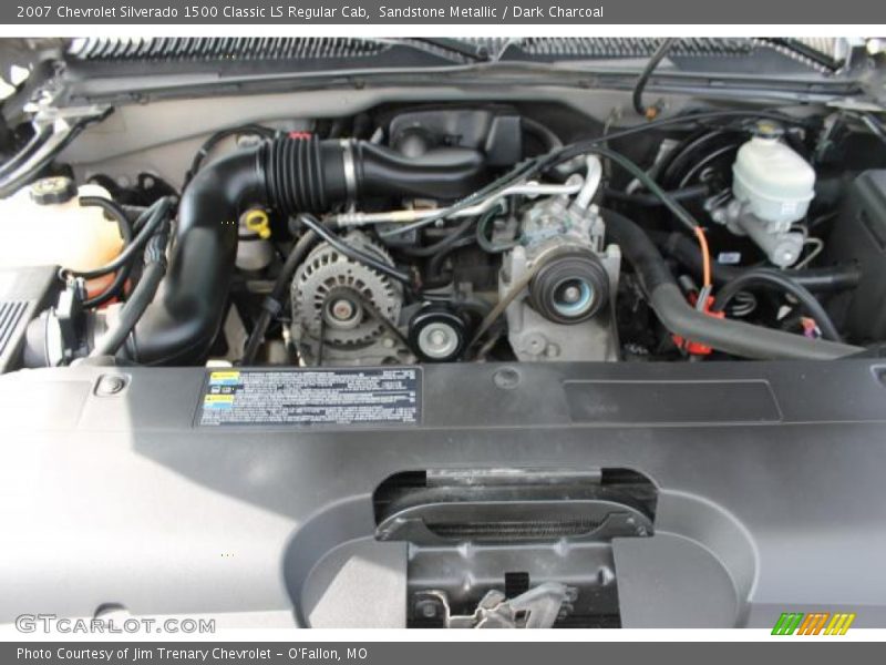 Sandstone Metallic / Dark Charcoal 2007 Chevrolet Silverado 1500 Classic LS Regular Cab