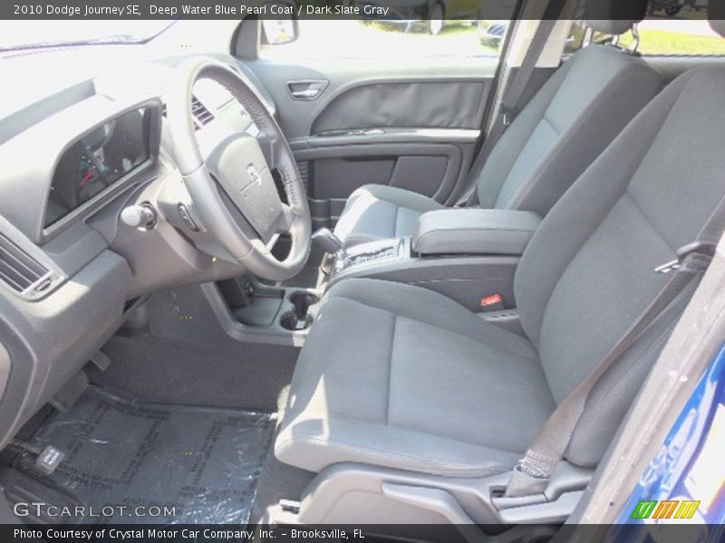 Deep Water Blue Pearl Coat / Dark Slate Gray 2010 Dodge Journey SE