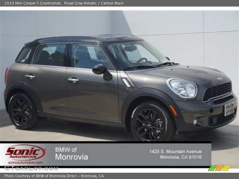 Royal Gray Metallic / Carbon Black 2014 Mini Cooper S Countryman