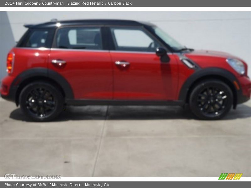 Blazing Red Metallic / Carbon Black 2014 Mini Cooper S Countryman