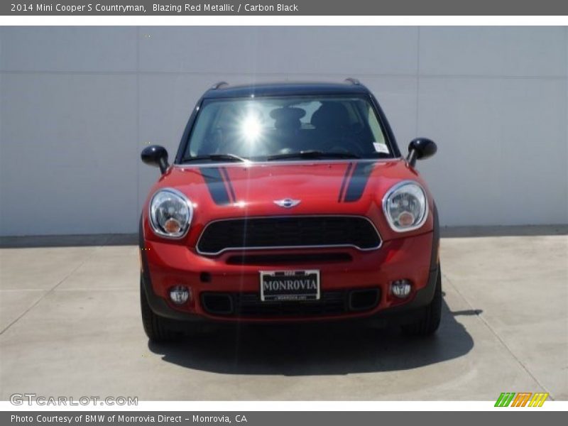 Blazing Red Metallic / Carbon Black 2014 Mini Cooper S Countryman