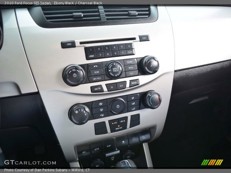 Ebony Black / Charcoal Black 2010 Ford Focus SES Sedan