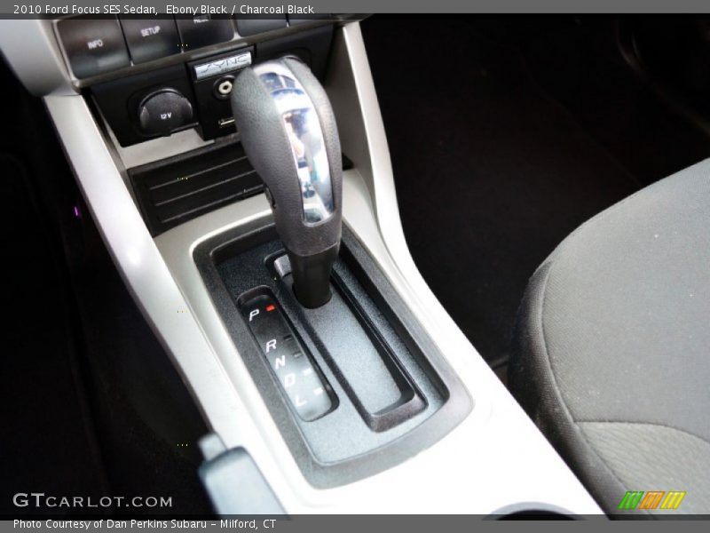 Ebony Black / Charcoal Black 2010 Ford Focus SES Sedan