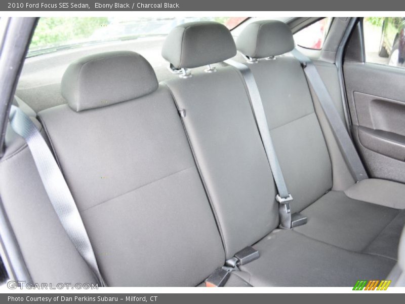Ebony Black / Charcoal Black 2010 Ford Focus SES Sedan