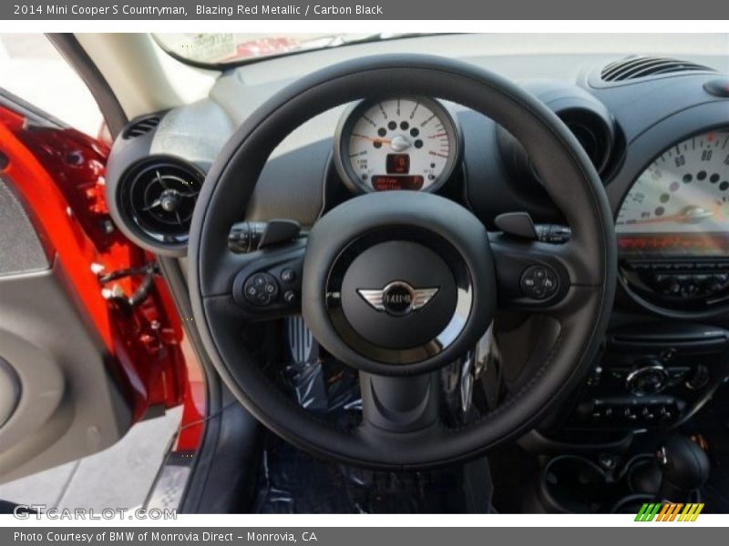 Blazing Red Metallic / Carbon Black 2014 Mini Cooper S Countryman
