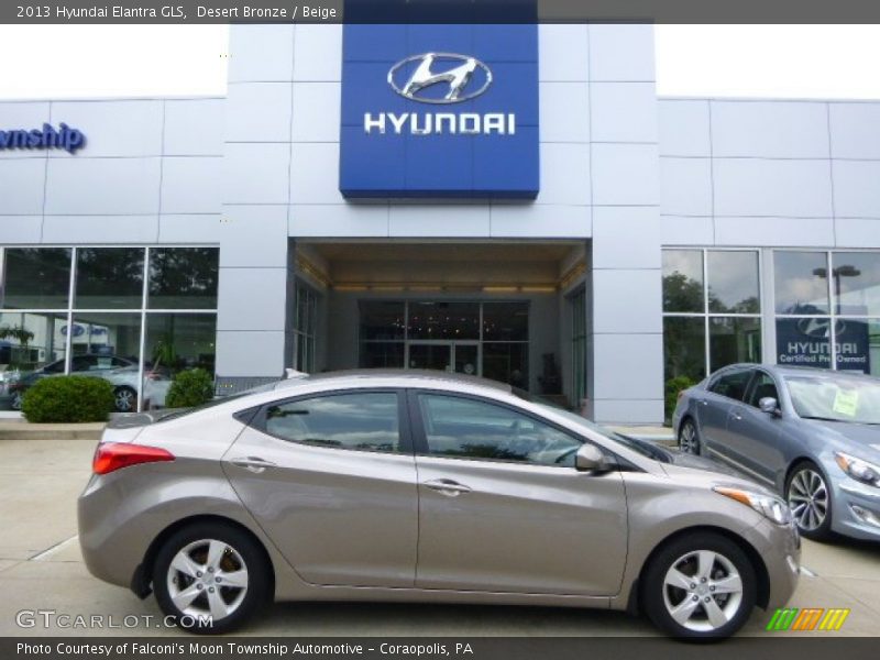 Desert Bronze / Beige 2013 Hyundai Elantra GLS