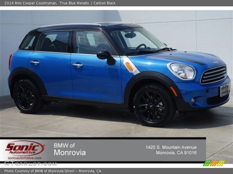 True Blue Metallic / Carbon Black 2014 Mini Cooper Countryman