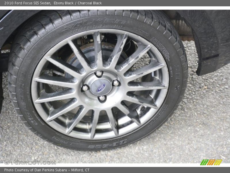 Ebony Black / Charcoal Black 2010 Ford Focus SES Sedan