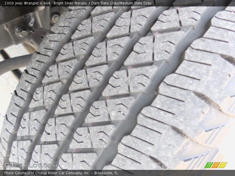 Bright Silver Metallic / Dark Slate Gray/Medium Slate Gray 2009 Jeep Wrangler X 4x4