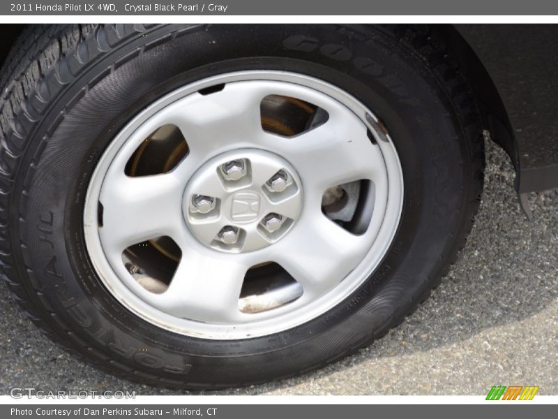 Crystal Black Pearl / Gray 2011 Honda Pilot LX 4WD