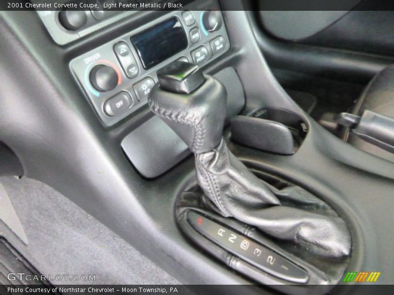Light Pewter Metallic / Black 2001 Chevrolet Corvette Coupe