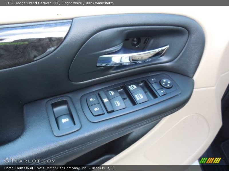 Bright White / Black/Sandstorm 2014 Dodge Grand Caravan SXT