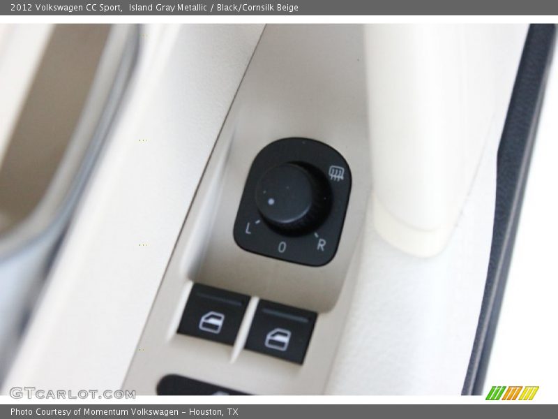 Island Gray Metallic / Black/Cornsilk Beige 2012 Volkswagen CC Sport