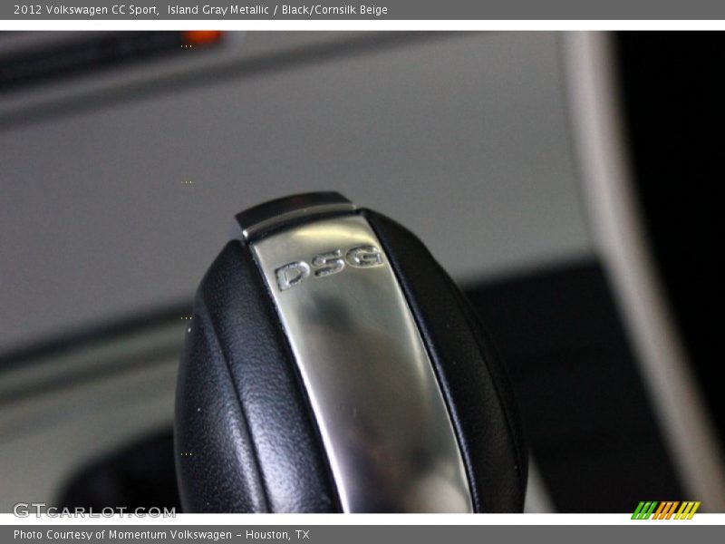 Island Gray Metallic / Black/Cornsilk Beige 2012 Volkswagen CC Sport