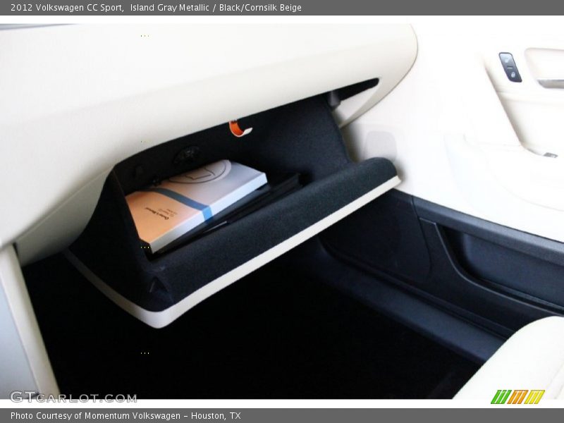 Island Gray Metallic / Black/Cornsilk Beige 2012 Volkswagen CC Sport