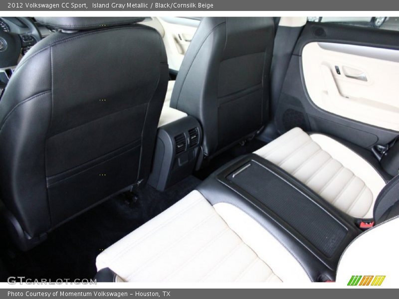Island Gray Metallic / Black/Cornsilk Beige 2012 Volkswagen CC Sport