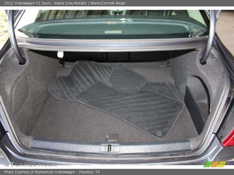 Island Gray Metallic / Black/Cornsilk Beige 2012 Volkswagen CC Sport
