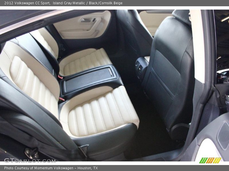 Island Gray Metallic / Black/Cornsilk Beige 2012 Volkswagen CC Sport