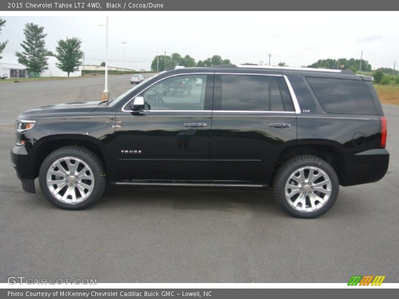 Black / Cocoa/Dune 2015 Chevrolet Tahoe LTZ 4WD