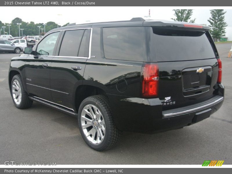 Black / Cocoa/Dune 2015 Chevrolet Tahoe LTZ 4WD