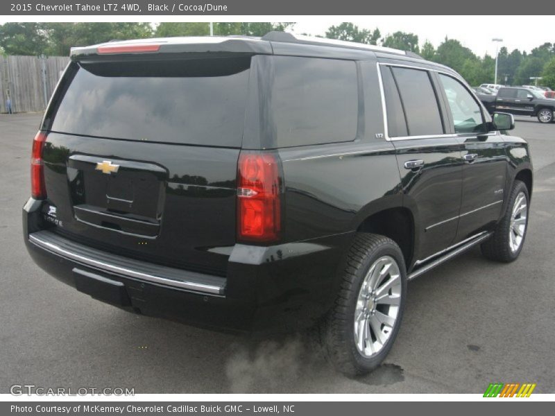 Black / Cocoa/Dune 2015 Chevrolet Tahoe LTZ 4WD