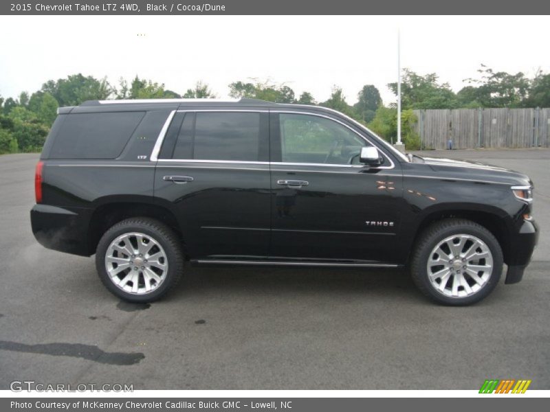 Black / Cocoa/Dune 2015 Chevrolet Tahoe LTZ 4WD