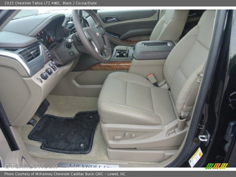 Black / Cocoa/Dune 2015 Chevrolet Tahoe LTZ 4WD