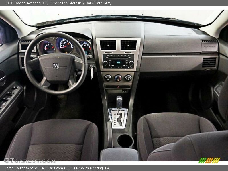 Silver Steel Metallic / Dark Slate Gray 2010 Dodge Avenger SXT