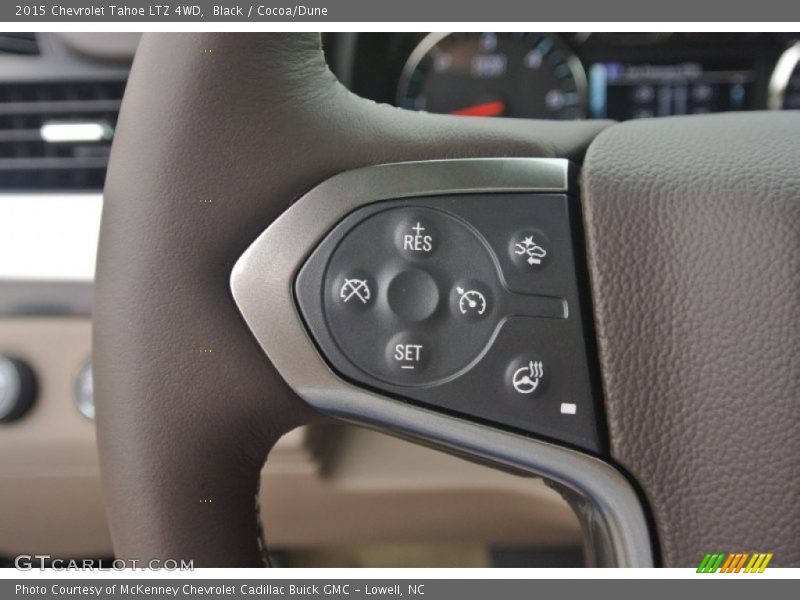 Black / Cocoa/Dune 2015 Chevrolet Tahoe LTZ 4WD