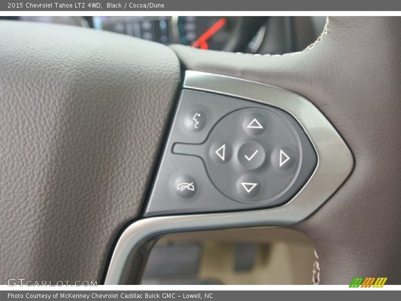 Black / Cocoa/Dune 2015 Chevrolet Tahoe LTZ 4WD