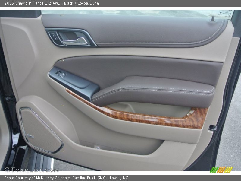 Black / Cocoa/Dune 2015 Chevrolet Tahoe LTZ 4WD