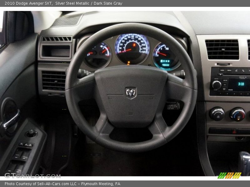 Silver Steel Metallic / Dark Slate Gray 2010 Dodge Avenger SXT