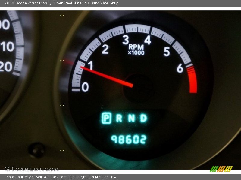 Silver Steel Metallic / Dark Slate Gray 2010 Dodge Avenger SXT