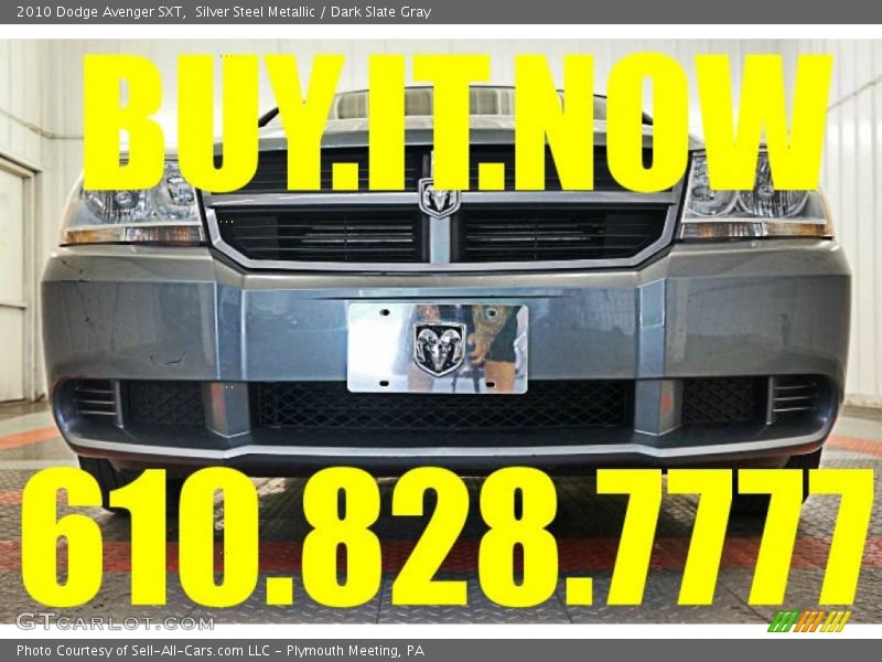 Silver Steel Metallic / Dark Slate Gray 2010 Dodge Avenger SXT