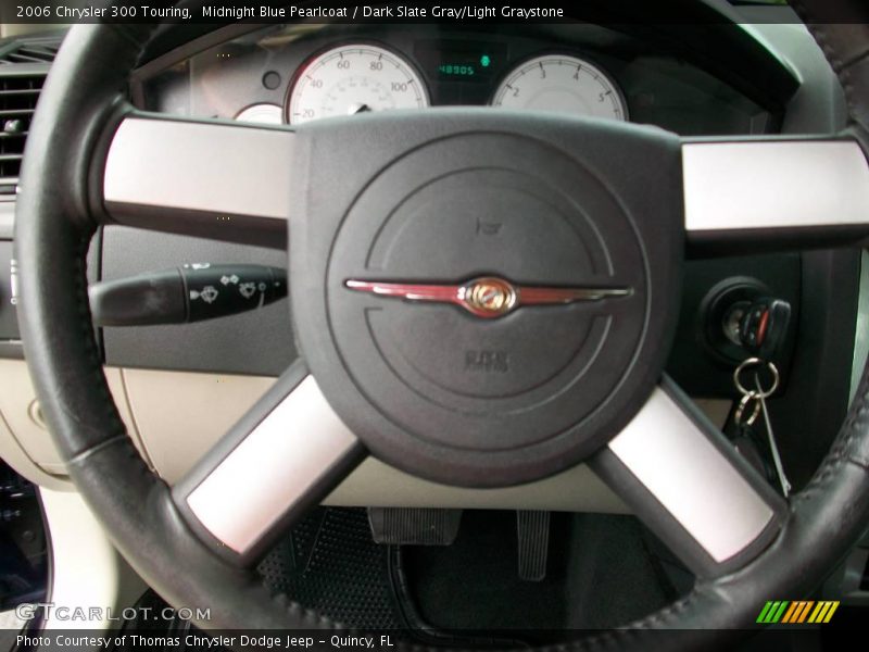 Midnight Blue Pearlcoat / Dark Slate Gray/Light Graystone 2006 Chrysler 300 Touring