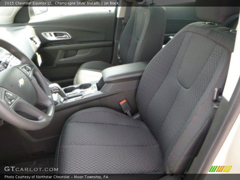 Champagne Silver Metallic / Jet Black 2015 Chevrolet Equinox LS