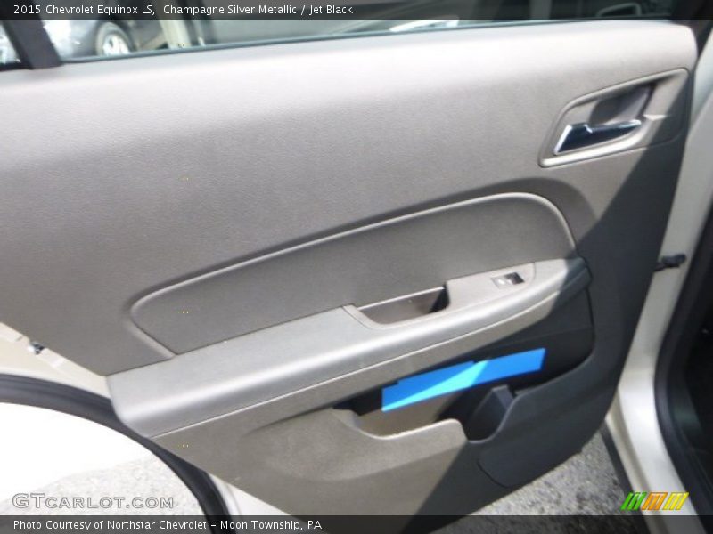 Champagne Silver Metallic / Jet Black 2015 Chevrolet Equinox LS