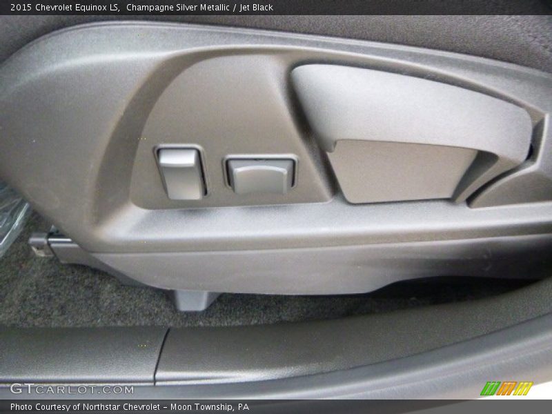 Champagne Silver Metallic / Jet Black 2015 Chevrolet Equinox LS