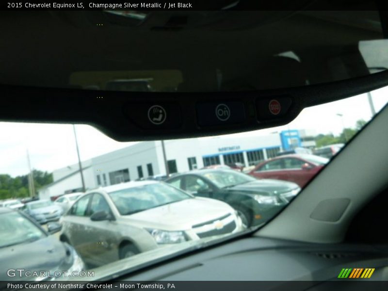Champagne Silver Metallic / Jet Black 2015 Chevrolet Equinox LS