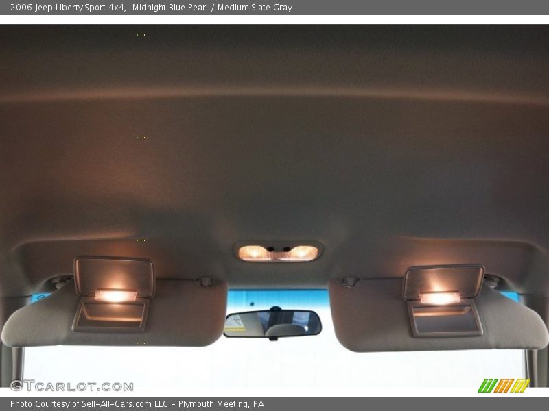 Midnight Blue Pearl / Medium Slate Gray 2006 Jeep Liberty Sport 4x4