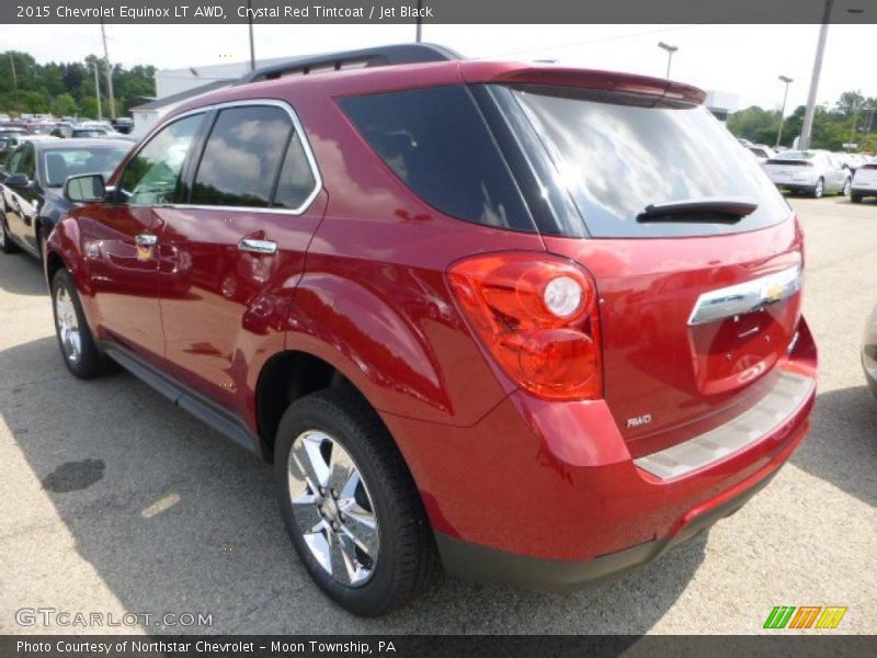Crystal Red Tintcoat / Jet Black 2015 Chevrolet Equinox LT AWD