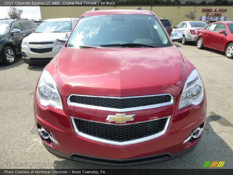 Crystal Red Tintcoat / Jet Black 2015 Chevrolet Equinox LT AWD